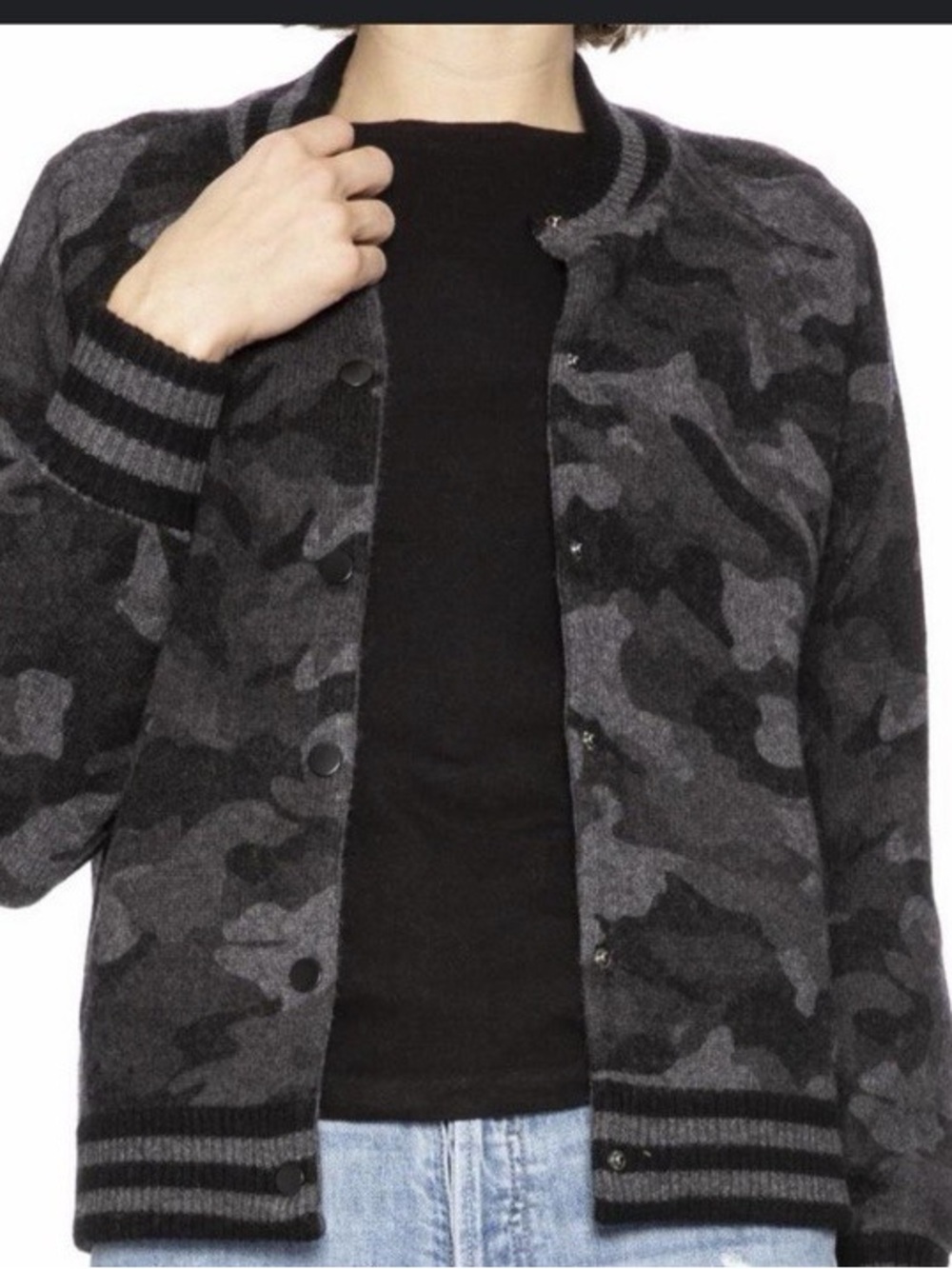27 Miles Malibu Cashmere & Wool Camo Jacket
